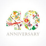 anniversary 40 folk logo