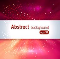 Red motion abstract background with place for text vector illus
