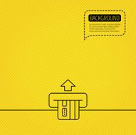 Insert credit card icon Shopping sign N4