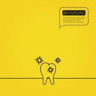 Healthy tooth icon Dental protection sign N3