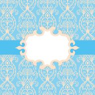 Greeting card with place for text