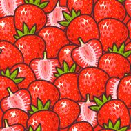 Seamless strawberry