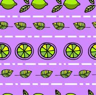 Seamless pattern with lemons N7