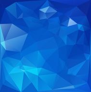 Blue Polygonal Mosaic Background Creative Design Templates N32