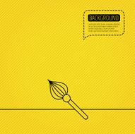 Brush icon Paintbrush tool sign N9