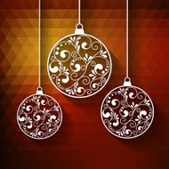 xmas paper ball