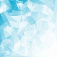 Blue White Polygonal Mosaic Background N8