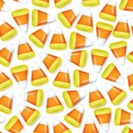 Candy corn seamless pattern vector illustration