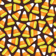 Candy corn seamless pattern vector illustration N2
