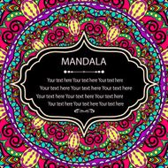 invitation mandala card