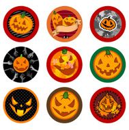 Hallooween Vector drink coasters