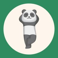 animal panda cartoon theme elements