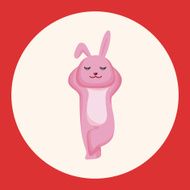 animal rabbit cartoon theme elements