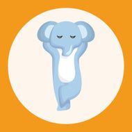animal elephant cartoon theme elements