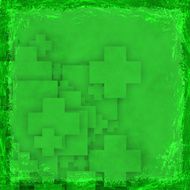 Green grunge background Abstract vintage texture with frame and N4