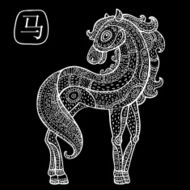 Chinese Zodiac Animal astrological sign horse N4