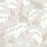 Seamless pattern with floral ornament - Illustration N5