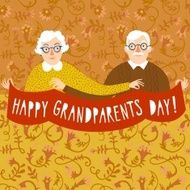 Happy grandparents day poster N2