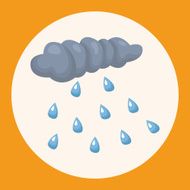 weather rainy day theme elements N2