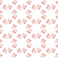 Abstract rose seamless pattern