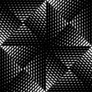 Black and white geometric seamless pattern N16