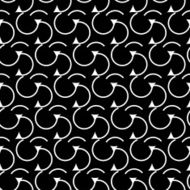 Black and white geometric seamless pattern N20
