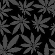 Seamless pattern - Marijuana cannabis Vector N2