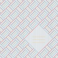Decorative sashiko frame with copy space for text N3