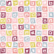 Seamless pattern Squiggles texture