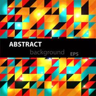 Abstract disco glowing of background Vector illustration N6