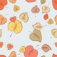 pattern of the falling leaves