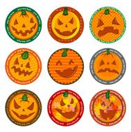 Hallooween Vector drink coasters N5