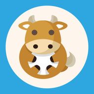 animal rattle cartoon theme elements