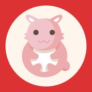 animal rabbit cartoon theme elements N2