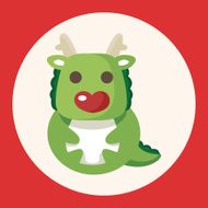 animal dragon cartoon theme elements