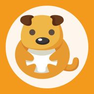animal dog cartoon theme elements N2