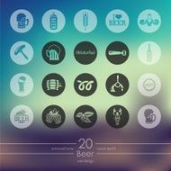 set of beer icons N2