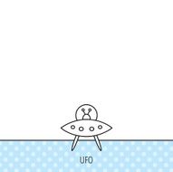 UFO icon Unknown flying object sign N4