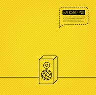 Sound icon Musical speaker sign N6