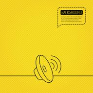 Sound waves icon Audio speaker sign N2