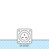 UK socket icon Electricity power adapter N4