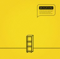 Empty shelves icon Shelving sign N2