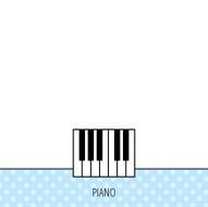 Piano icon Royal musical instrument sign N4