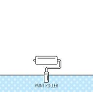Paint roller icon Paintbrush tool sign N3