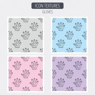 Construction gloves icon Textile protection N2