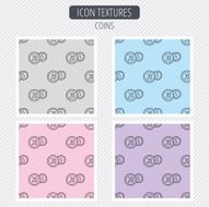 Coins icon Cash money sign N12