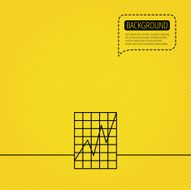 Chart icon Graph diagram sign N10