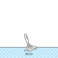 Brush icon Paintbrush tool sign N11