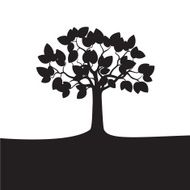 Black vector Tree N2