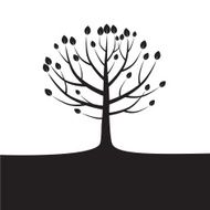Black vector Tree N3